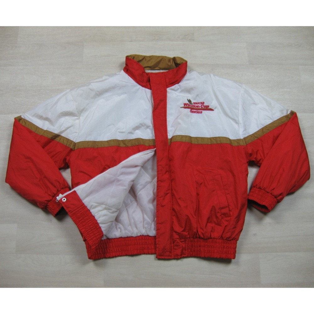 Vintage 90s NASCAR Winston Cup Series Windbreaker Jacket Men's (L) Racing